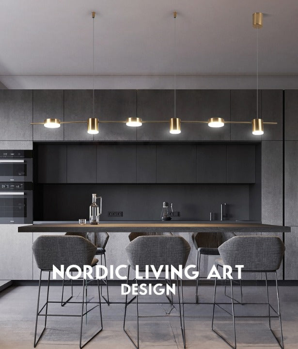 Seranon Minimalistic Black/Gold Pendant Lamp