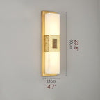 Creative Marble Wall Lamp in Chinese Style for Bedroom, Living Room