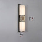 Creative Marble Wall Lamp in Chinese Style for Bedroom, Living Room