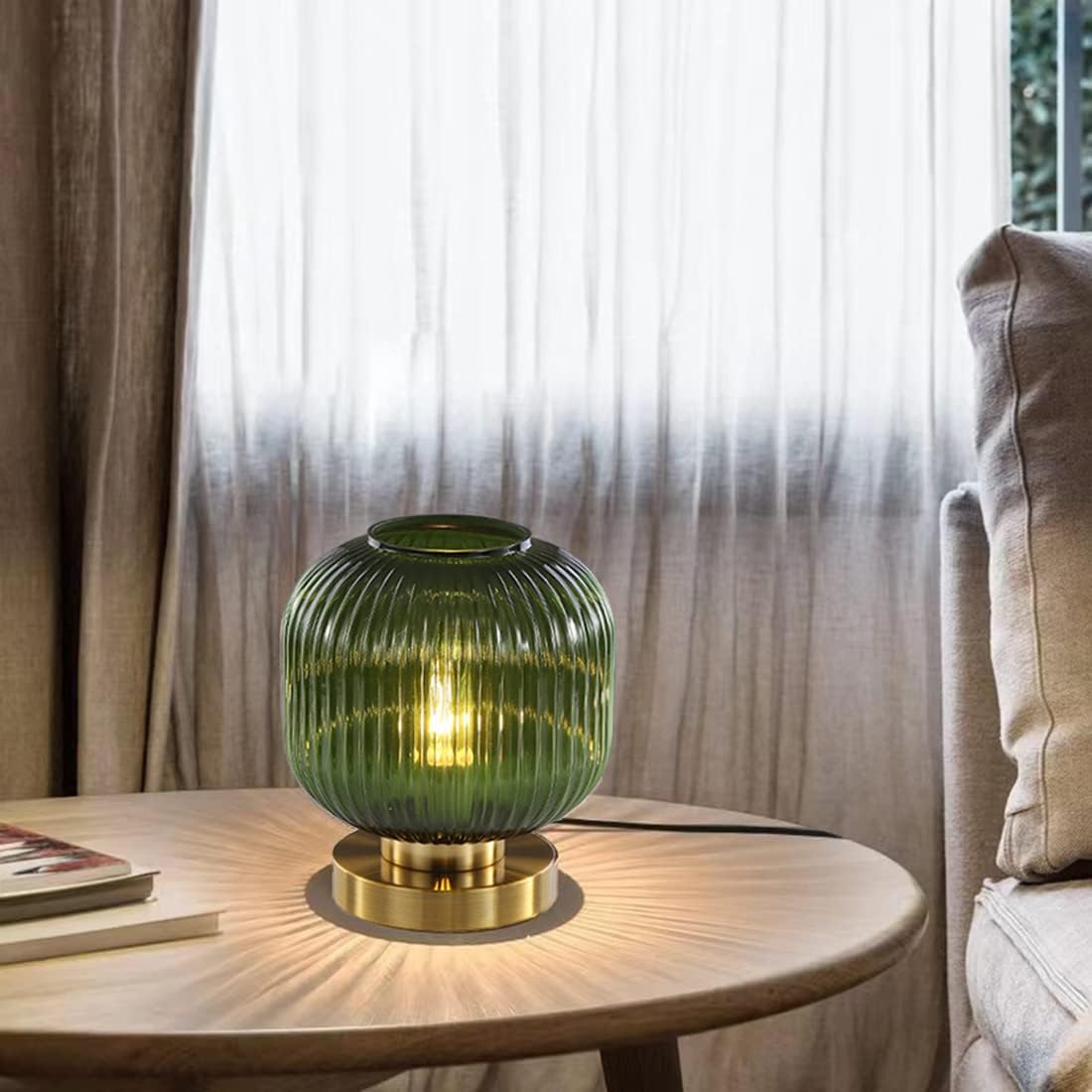 Liestal | Modern Glass Candleholder Decor Table Lighting