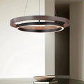 Sion | Modern Minimalistic Aluminium Drum Chandelier