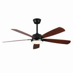 42" LED Ceiling Fan with Lamp and 5 Plywood Blades