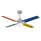 52" Ceiling Fan Lamp with Plywood Blade