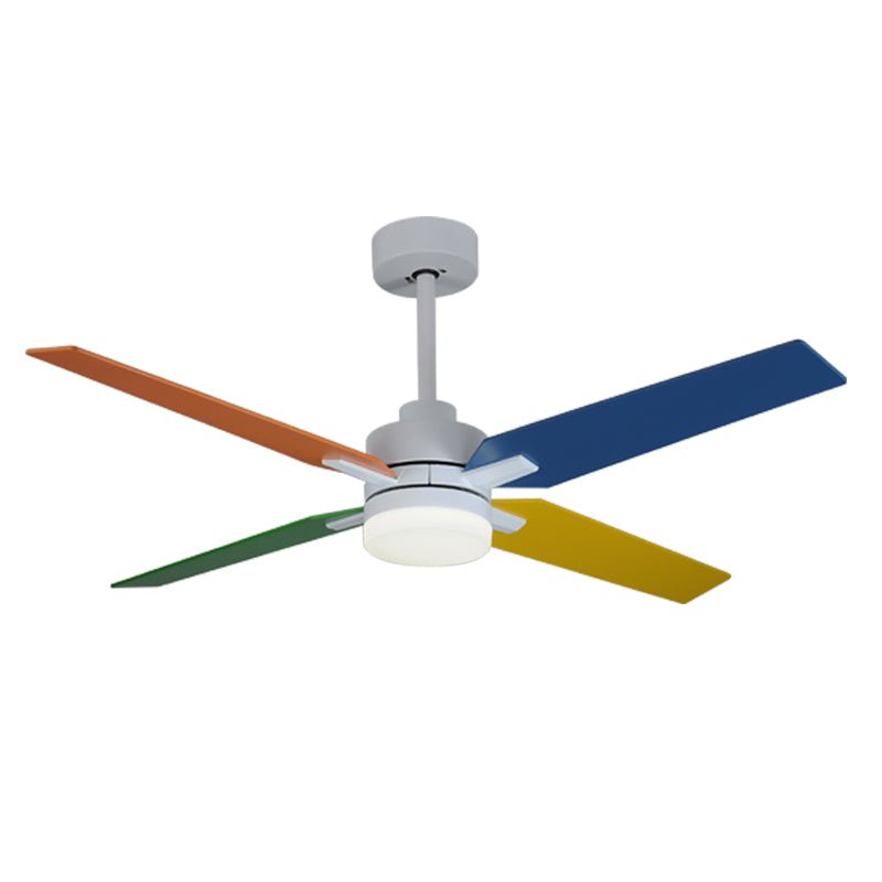52" Ceiling Fan Lamp with Plywood Blade