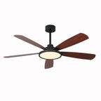 52" Indoor Led Ceiling Fan with Lamp and Remote Control