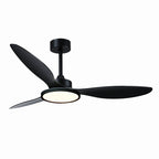 52" Fashion Ceiling Fan With Lamp, Plastic Blades and Remote Control