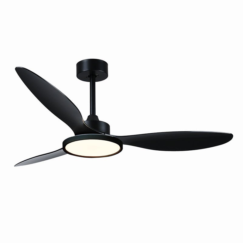 52" Fashion Ceiling Fan With Lamp, Plastic Blades and Remote Control