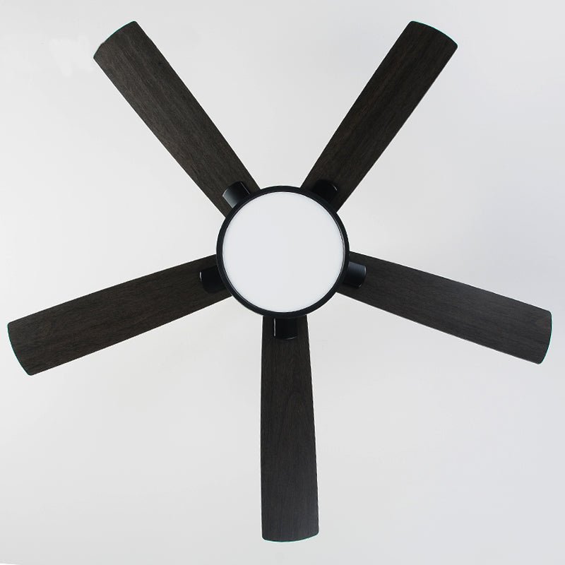 52" Led Ceiling Fan with Plywood Blade and Remote Control