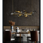 Sarnen | Creative Modern Black Rectangle Chandelier