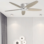 36" Led Ceiling Fan with Lamp, Plywood Blades and Remote Control