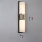 Creative Marble Wall Lamp in Chinese Style for Bedroom, Living Room