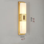 Creative Marble Wall Lamp in Chinese Style for Bedroom, Living Room
