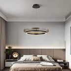 Sion | Modern Minimalistic Aluminium Drum Chandelier