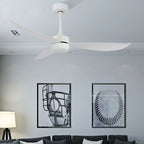 46" Fashion Ceiling Fan with Plastic Blades and Remote Control