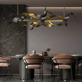 Sarnen | Creative Modern Black Rectangle Chandelier