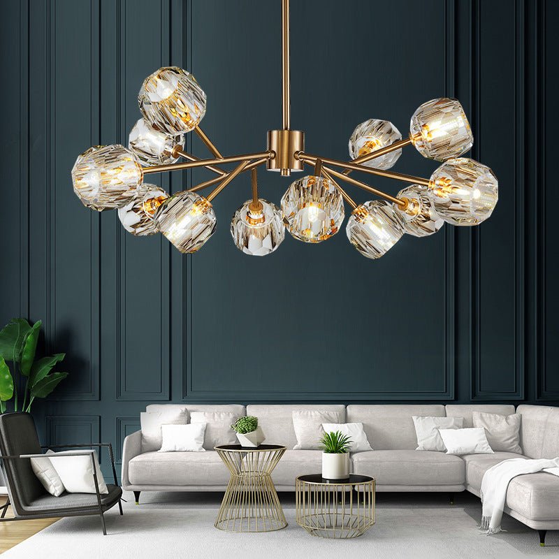 Introd | Luxury Crystal LED Chandelier for Dining Room, Kitchen, Living Room