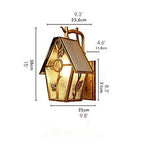 Creative Outdoor LED Waterproof Wall Sconce in a Rustic Style for a Porch