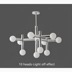 Alcobendas | Chandelier in the Shape of a Glass Ball in a Bauhaus Style for Living Room