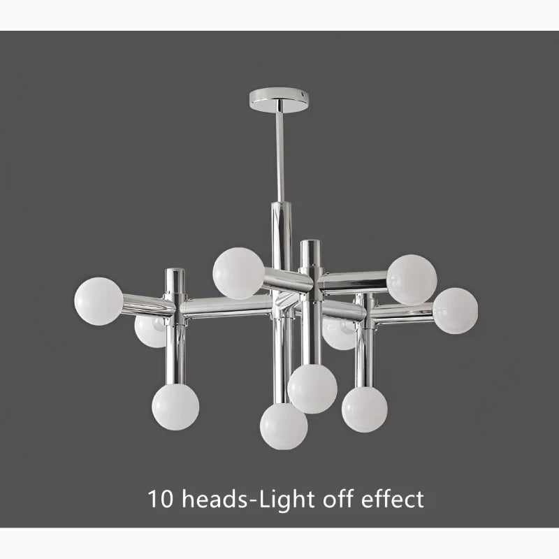 Alcobendas | Chandelier in the Shape of a Glass Ball in a Bauhaus Style for Living Room
