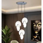 Alezio | Round Stainless Steel Hanging Light Fixture