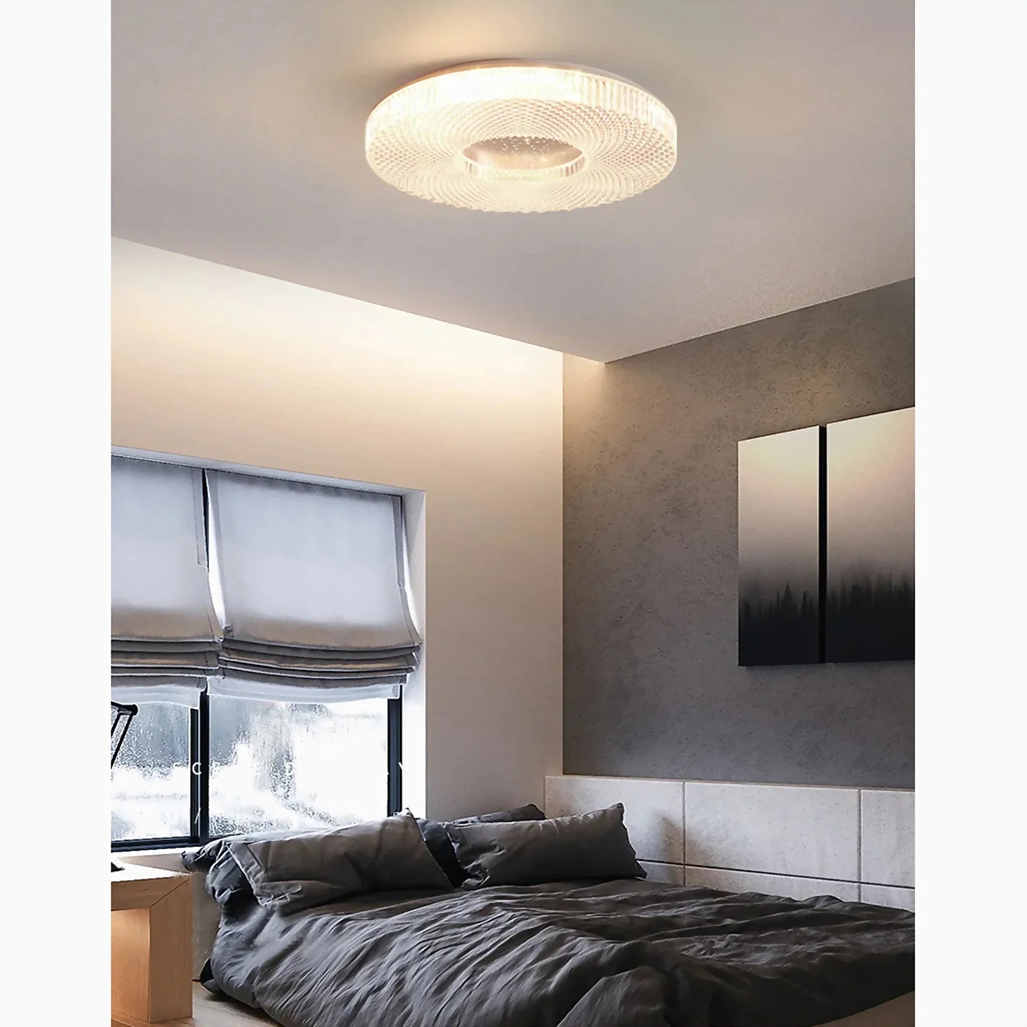 Alia | Luxury Modern Simple Round Ceiling Chandelier