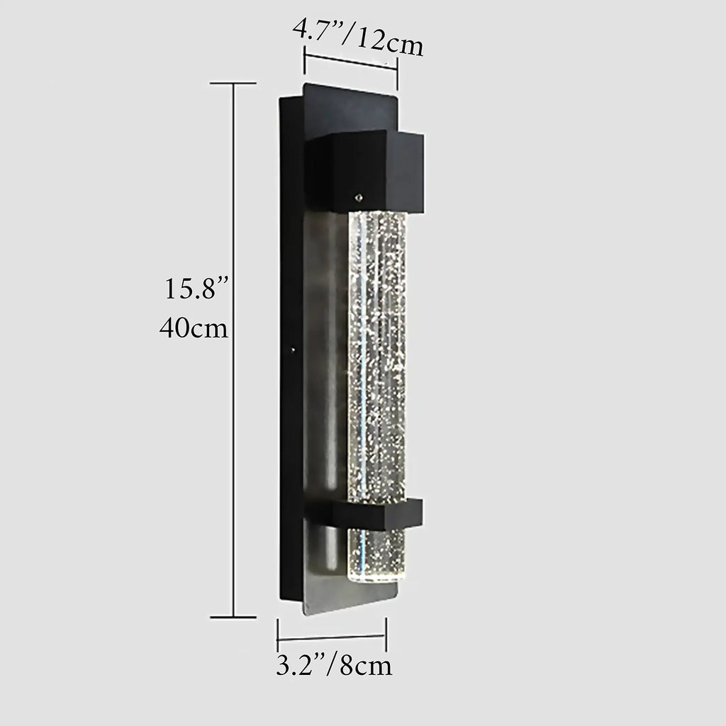 Allein | Modern Crystal Bubble Design Waterproof Wall Sconce