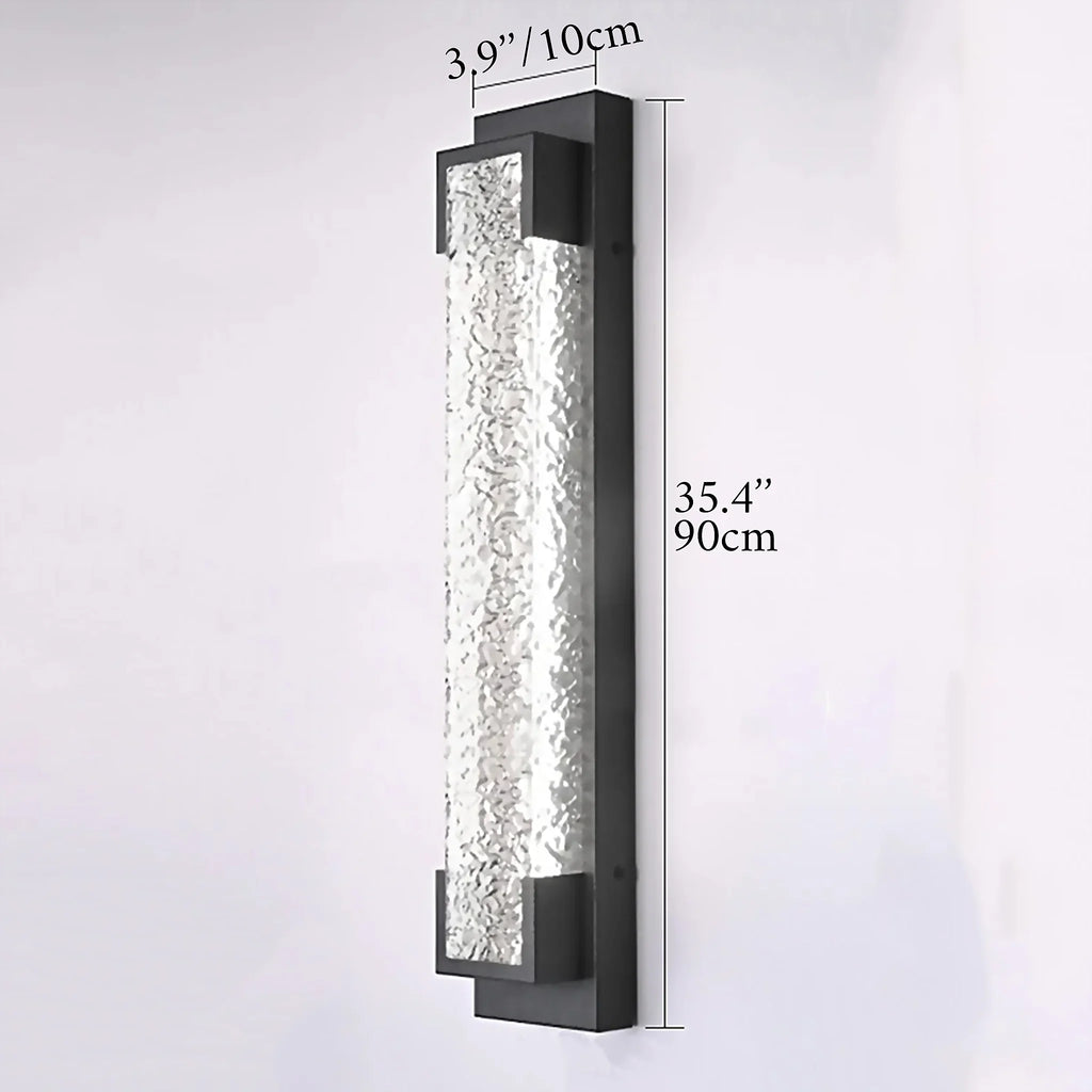 Alserio | Stylish Black Anti Rust LED Outdoor Wall Sconce