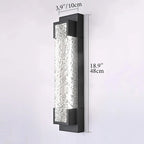 Alserio | Stylish Black Anti Rust LED Outdoor Wall Sconce