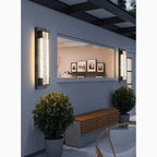 Alserio | Stylish Black Anti Rust LED Outdoor Wall Sconce