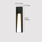 Altamura | Modern Outdoor Black Stylish Exterior LED Wall Lamp