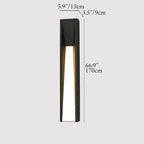 Altamura | Modern Outdoor Black Stylish Exterior LED Wall Lamp