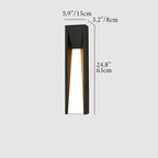 Altamura | Modern Outdoor Black Stylish Exterior LED Wall Lamp
