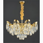 Albisola Superiore | Aristocratic Gold Crystal Ceiling Chandelier