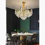 Albisola Superiore | Aristocratic Gold Crystal Ceiling Chandelier