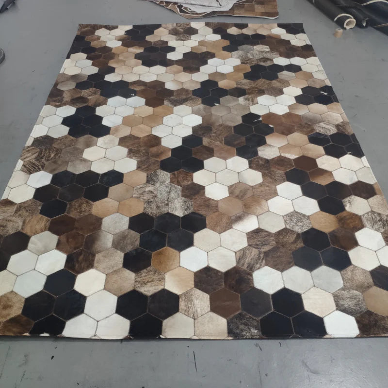 Art Modern Decorative Natural Cowhide Carpet