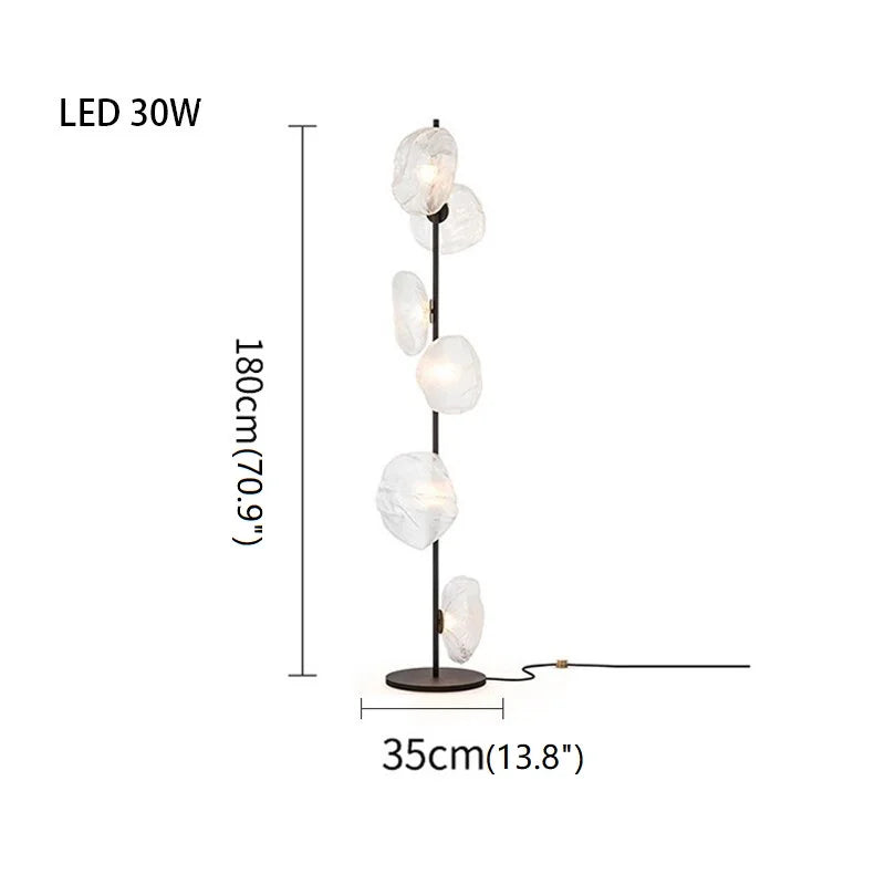 Einsiedeln | Artistic Cloud Glass LED Floor and Table Lamp