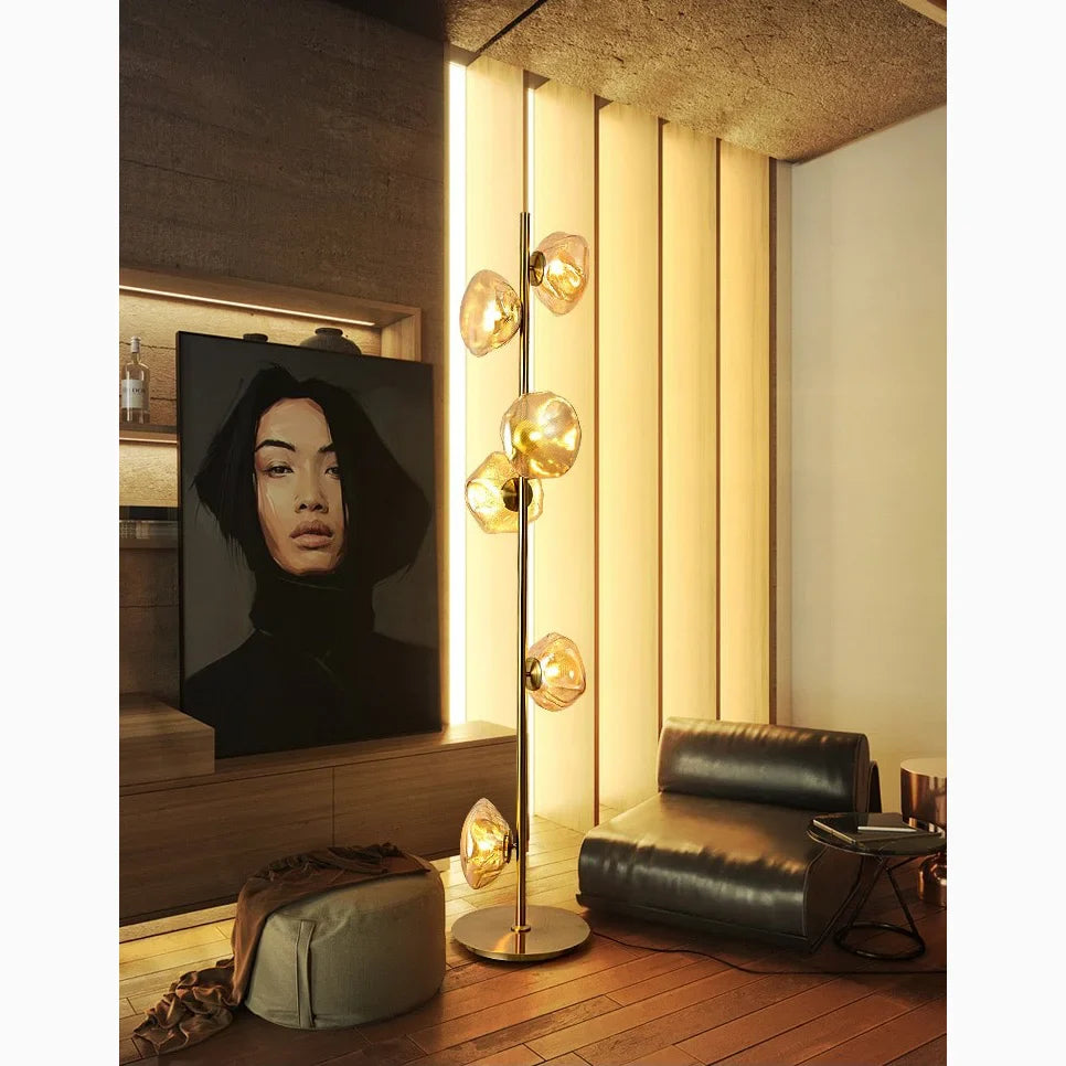 Einsiedeln | Artistic Cloud Glass LED Floor and Table Lamp