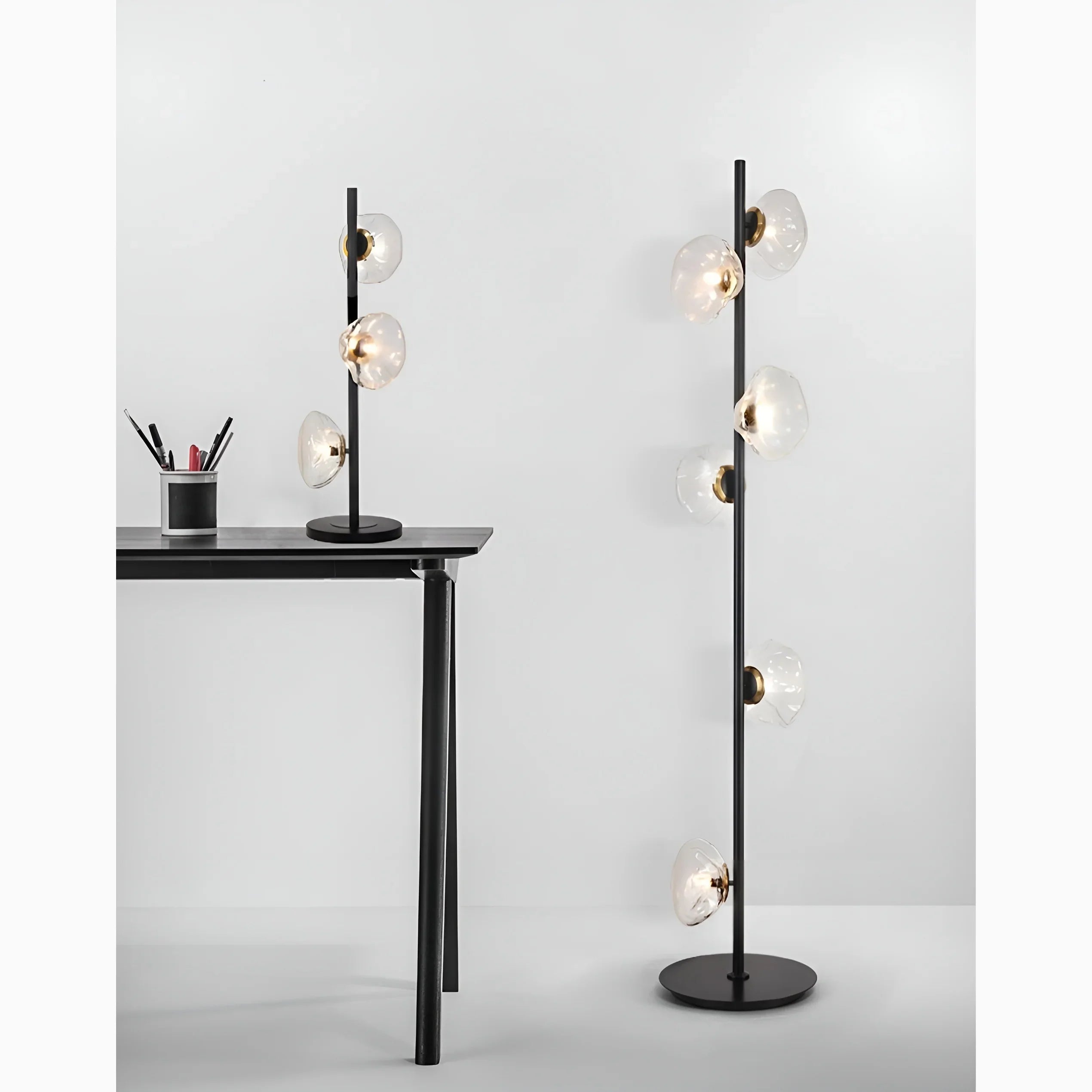 Einsiedeln | Artistic Cloud Glass LED Floor and Table Lamp