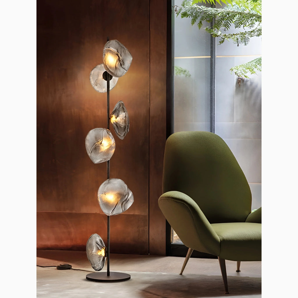 Einsiedeln | Artistic Cloud Glass LED Floor and Table Lamp