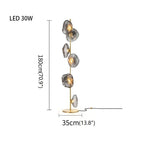 Einsiedeln | Artistic Cloud Glass LED Floor and Table Lamp