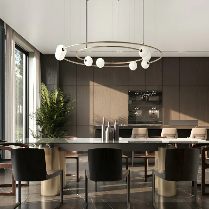 Baia e Latina | Planet Orbit Glass Ball LED Pendant Lamp