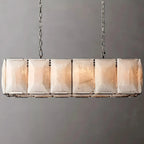 Cagli | Glossy Led Retro American Rectangular Crystal Chandelier
