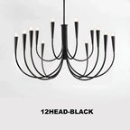 Retro Candle-Shaped LED Pendant Chandelier for Dining Room