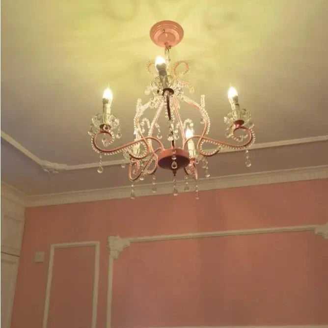 Modern Candle Shaped Children Chandelier for Bedroom