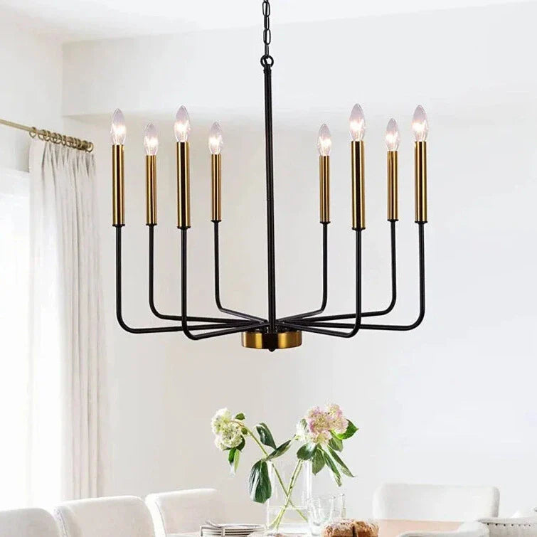 Classic Candle-Shaped Pendant Chandelier for Kitchen