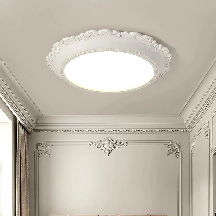 European Style Round LED Ceiling Lamp for Bedroom