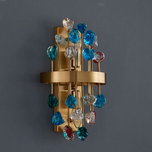 Beatenberg | Creative Wall Light Fixture With Colorful Crystals