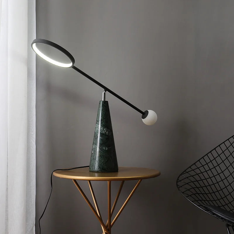 Herrliberg | Creative Office Marble LED Table Night Lamp