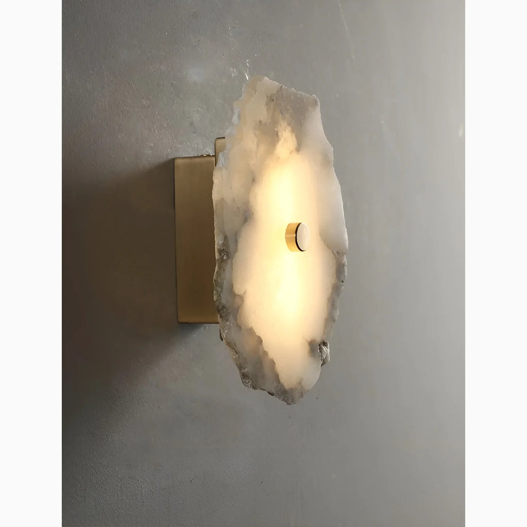 Creative Wall Lamp from Natural Marble for Living Room, Bedroom