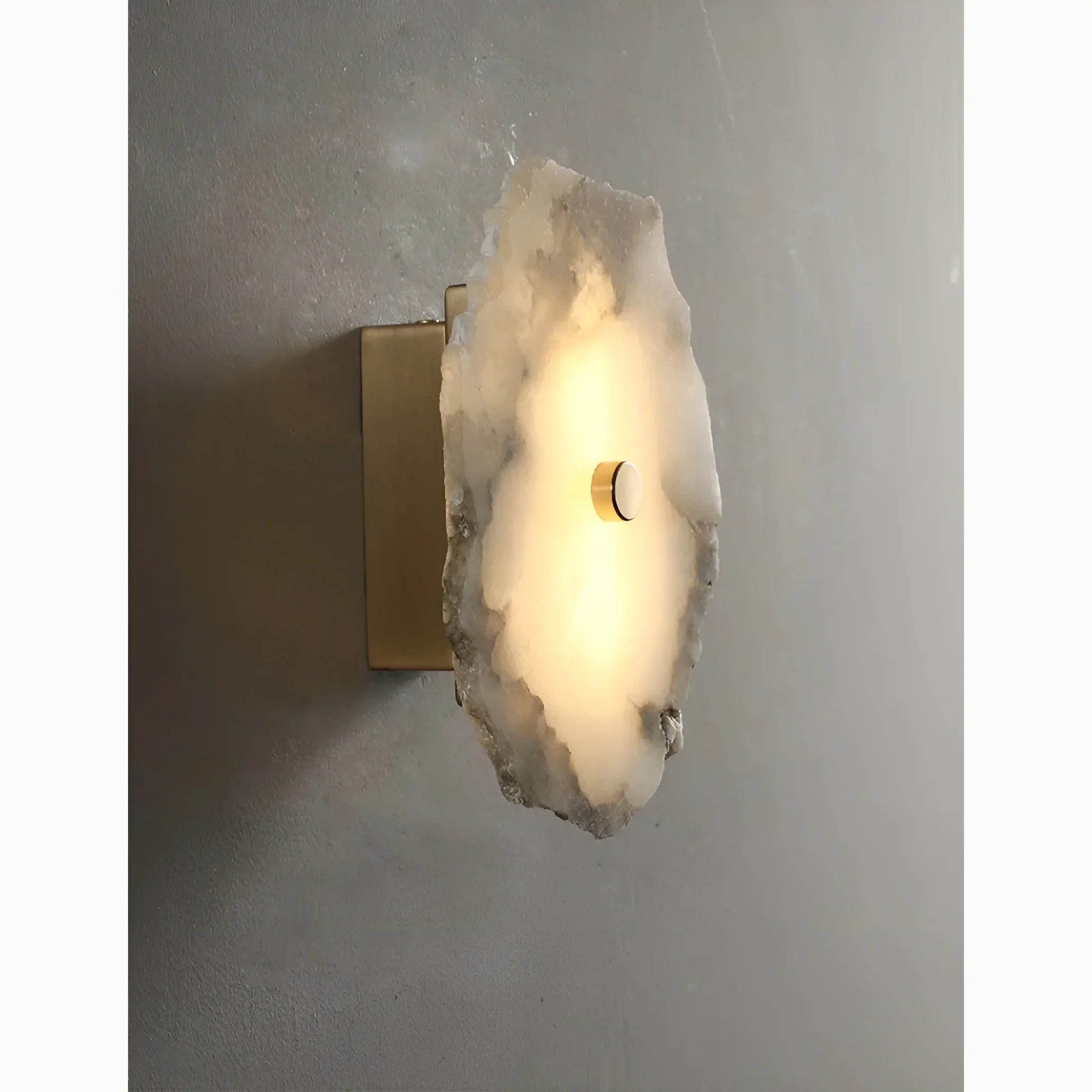 Creative Wall Lamp from Natural Marble for Living Room, Bedroom